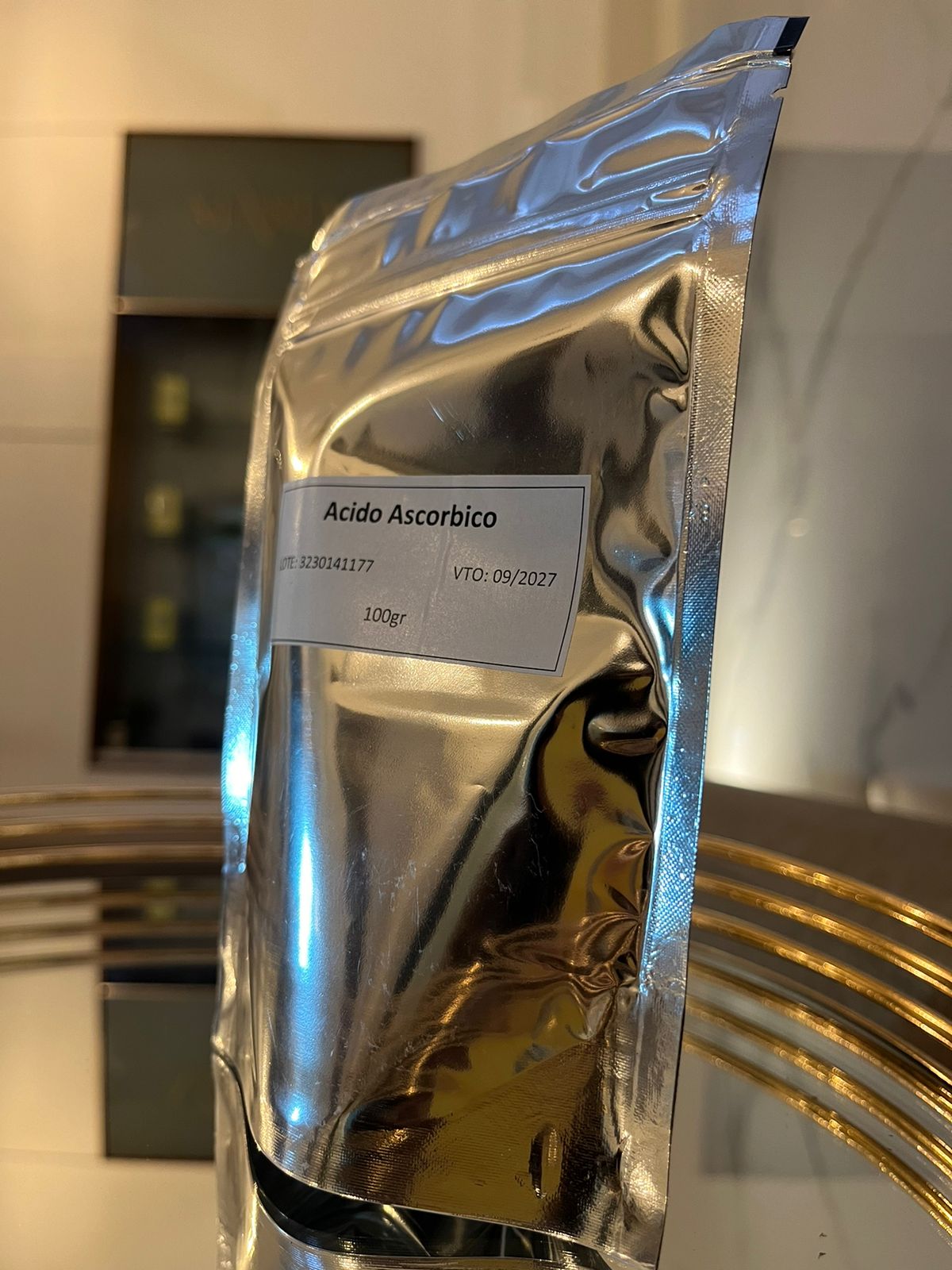 Ácido Ascórbico (Vitamina C) 100g - Grado Alimenticio y de Alta Pureza